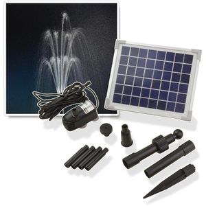 DEMA Teichpumpe SP500, Solar Springbrunnenpumpe, 470 l/h, 5 W, 4,9 m Kabel, Förderhöhe 0,9 m