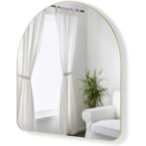 Umbra Wandspiegel Hubba 1017061-104, gewölbt, goldener Rahmen, (B/H) 87 x 92cm