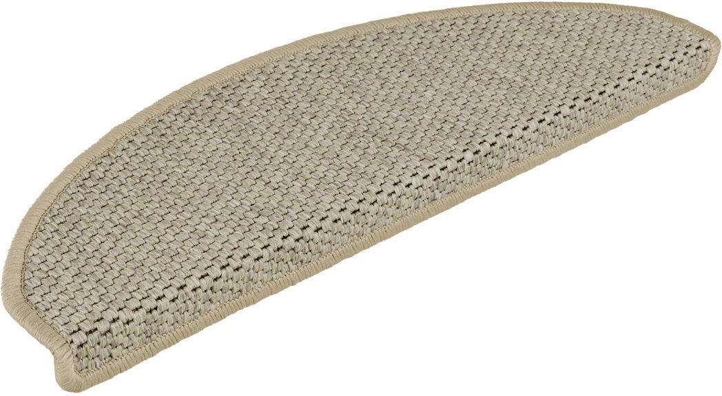 Hykkon Shellson Non-Slip Stair Tread Green Semi-Circle 21cm x 65cm