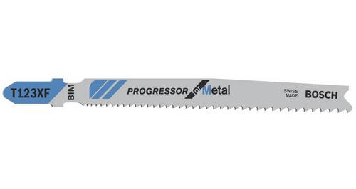 Stichsägeblatt T 123 XF Progressor for Metal, 3er-Pack