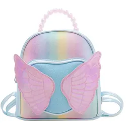 Kinderrucksack Shiny Wings Pearls Blau 22cm