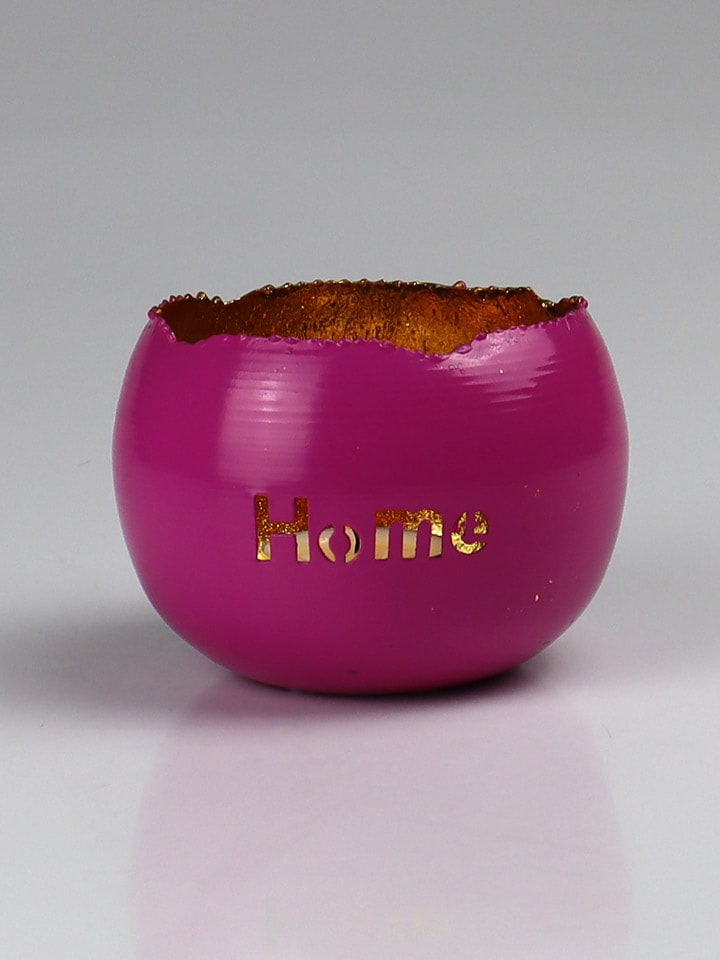 AM Design Windlicht "Home" in Pink - Ø 12 cm - onesize