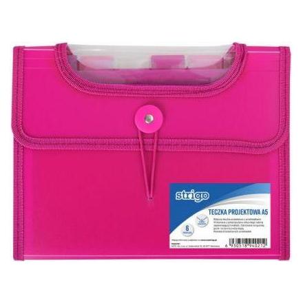 Pilot Piloten-Aktentasche STRIGO A5 mit V-Feilen-Trennwänden rosa (A5) (299518)