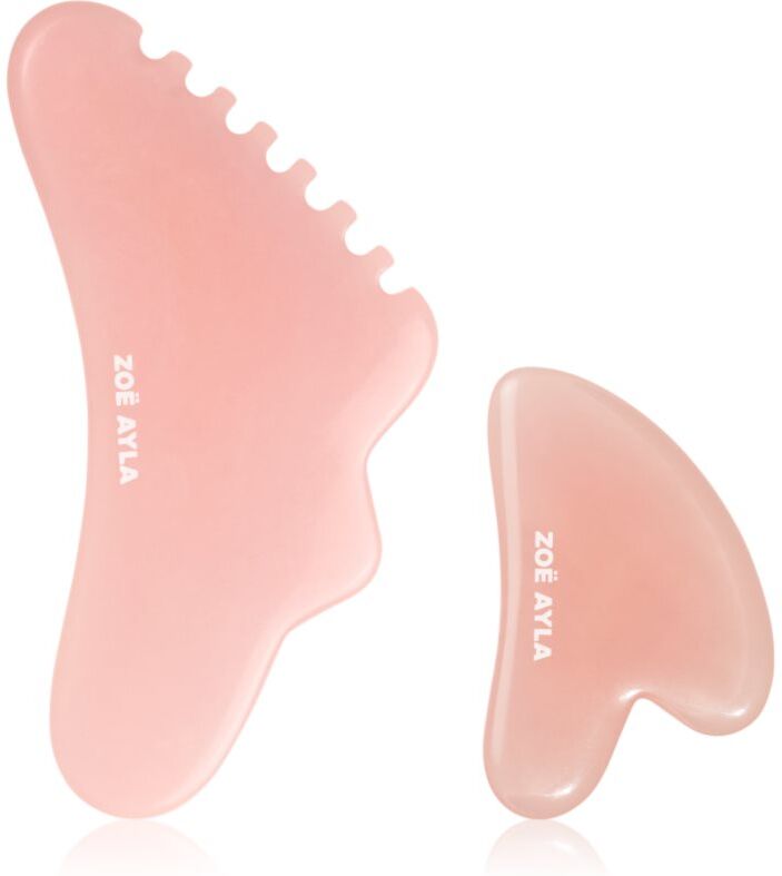 Zoë Ayla Face & Body Gua Sha Set accessoire de massage visage et corps