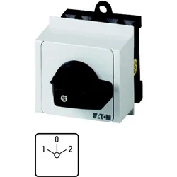 Eaton T0-3-8212/IVS Umschalter 079186 Kont6 20A 1-0-2 60° rast., Schalter + Taster, Schwarz