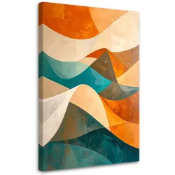 LEINWANDBILD 3D und geometrisch 80x120cm
