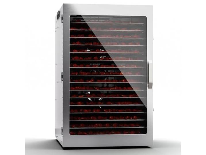 Klarstein Dörrgerät, Dörrautomat für Gemüse, Obst, Pilze & Fleisch, 2000W Edelstahl-Dörrautomat, Trockenautomat mit 20 Metallgitter, Dörrgerät mit 24H Timer & Touch-Display, Food Dehydrator