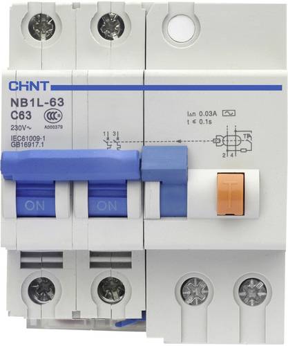 Chint 205003 Fehlerstrom-Schutzschalter 2polig 16A