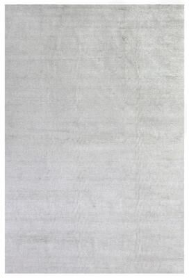 Exquisite Rugs Mosaic hand-knotted Bamboo Silk Ivory Area Rug