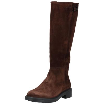 Stiefel HÖGL "Högl Stiefel Veloursleder", Damen, Gr. 37, braun, Veloursleder, Schuhe Stiefel