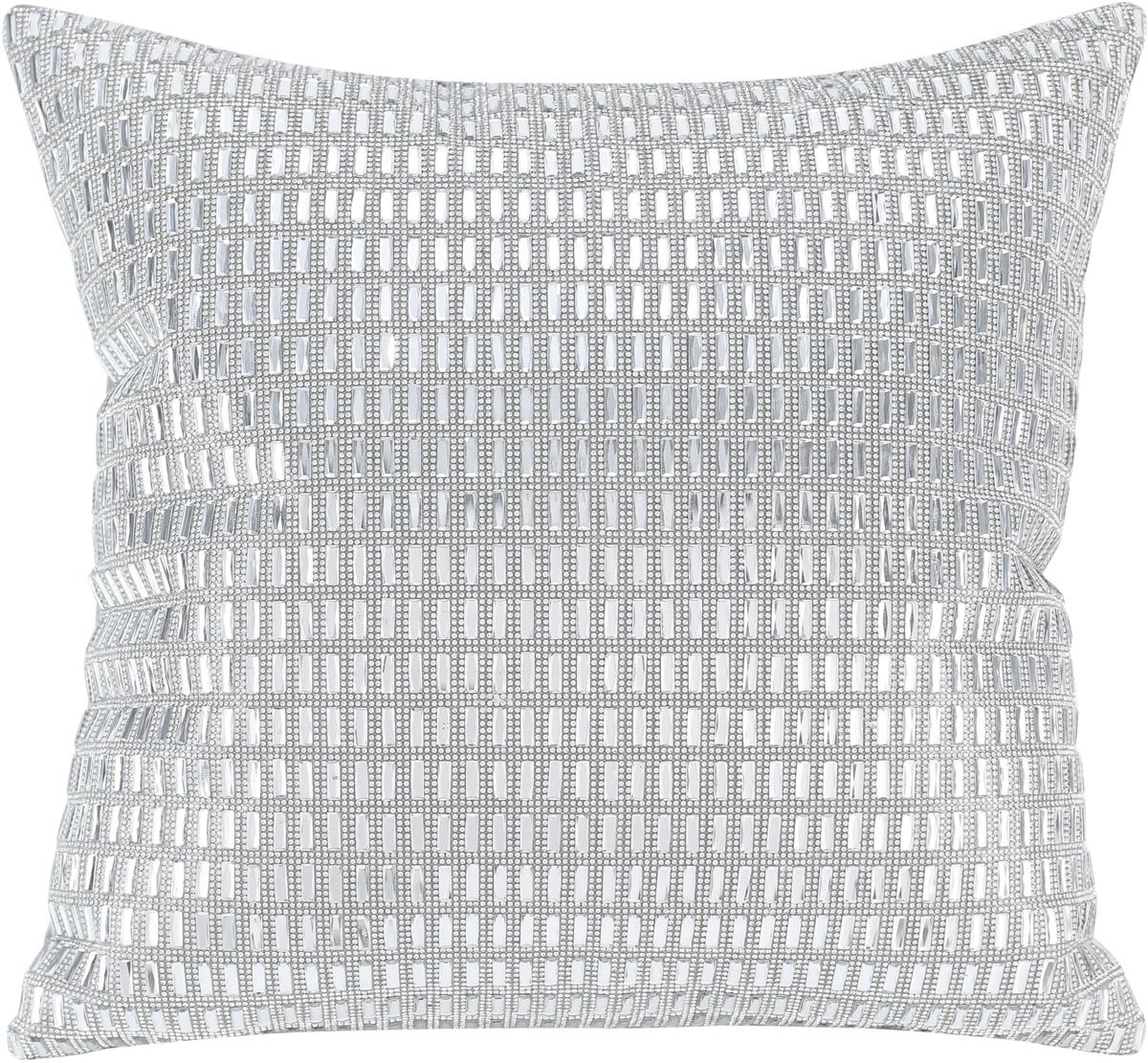 Set van 2 luxe velvet kussenhoezen met rhinestone decoratie