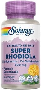 Solaray SUPER RHODIOLA 60 Cápsulas vegetales