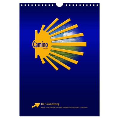 Jakobsweg - Camino Francés (Wandkalender 2026 DIN A4 hoch), CALVENDO Monatskalender