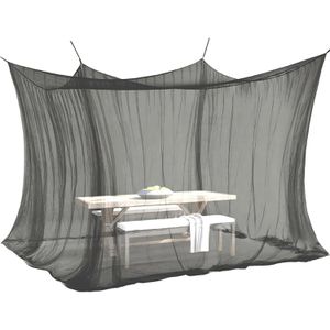 ELEGANCIO Moskitonetz 220 Mesh, schwarz, indoor und outdoor, 300 x 300 x 250cm, zum Anbinden