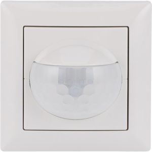Busch-Jaeger Bewegungsmelder Wächter 62764 UJ-914-WL, Set, 180°, 12 m, innen, Busch-Balance SI, alpinweiß