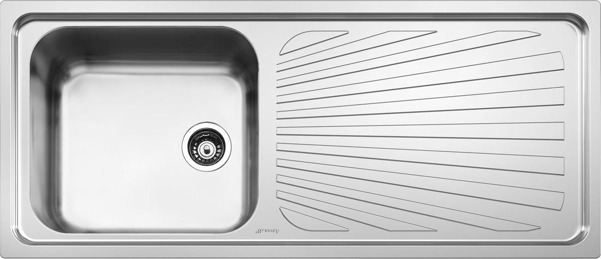 Smeg SGE116.1D Küchenspüle Edelstahl