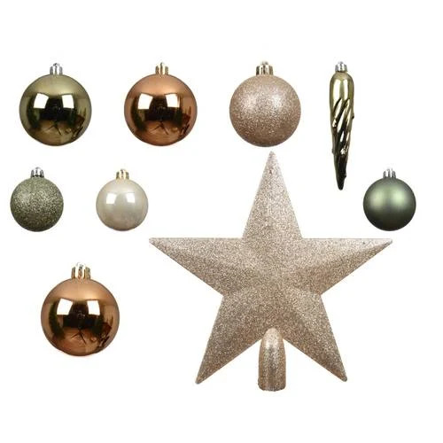 Decoris onbreekbare kerstballen