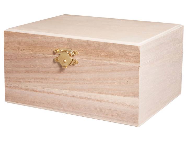 Rayher Holz-Schatulle FSC Mix Credit 15.5 × 11 × 8 cm