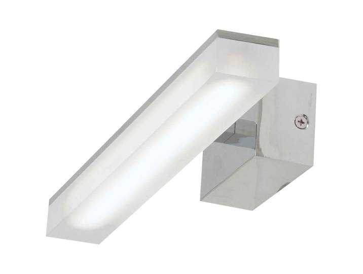Wandlampe Serafina verchromt Metall 540 lm B 32 cm - LED - Lichtfarbe: Warmweiss - LED Energiesparlampen