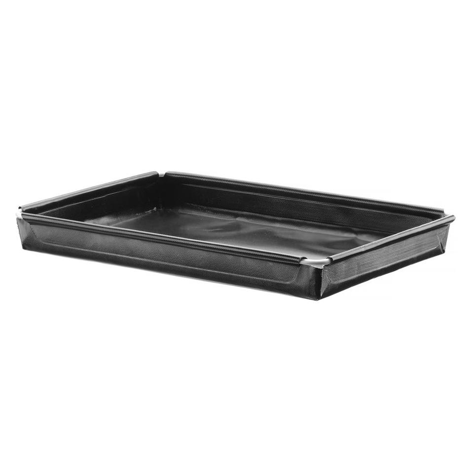 Hendi Hochgeschwindigkeits-Backblech, Antihaftbeschichtung, verstärkt,, Schwarz, 290x190x(H)30mm (47162389)