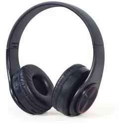 Gembird BHP-LED-01 Kopfhörer & Headset Verkabelt & Kabellos Kopfband Musik/Alltag Mikro-USB Bluetooth Schwarz