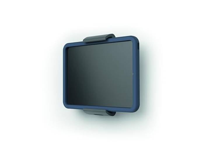 Durable Support Tablette Mural XL 7-13 Pouces\, Argent/Anthracite\, 893823 Coque de protection compatible\, orientation à 360°\, module 23 mm\, ouverture 160-275 mm\, Made in Germany
