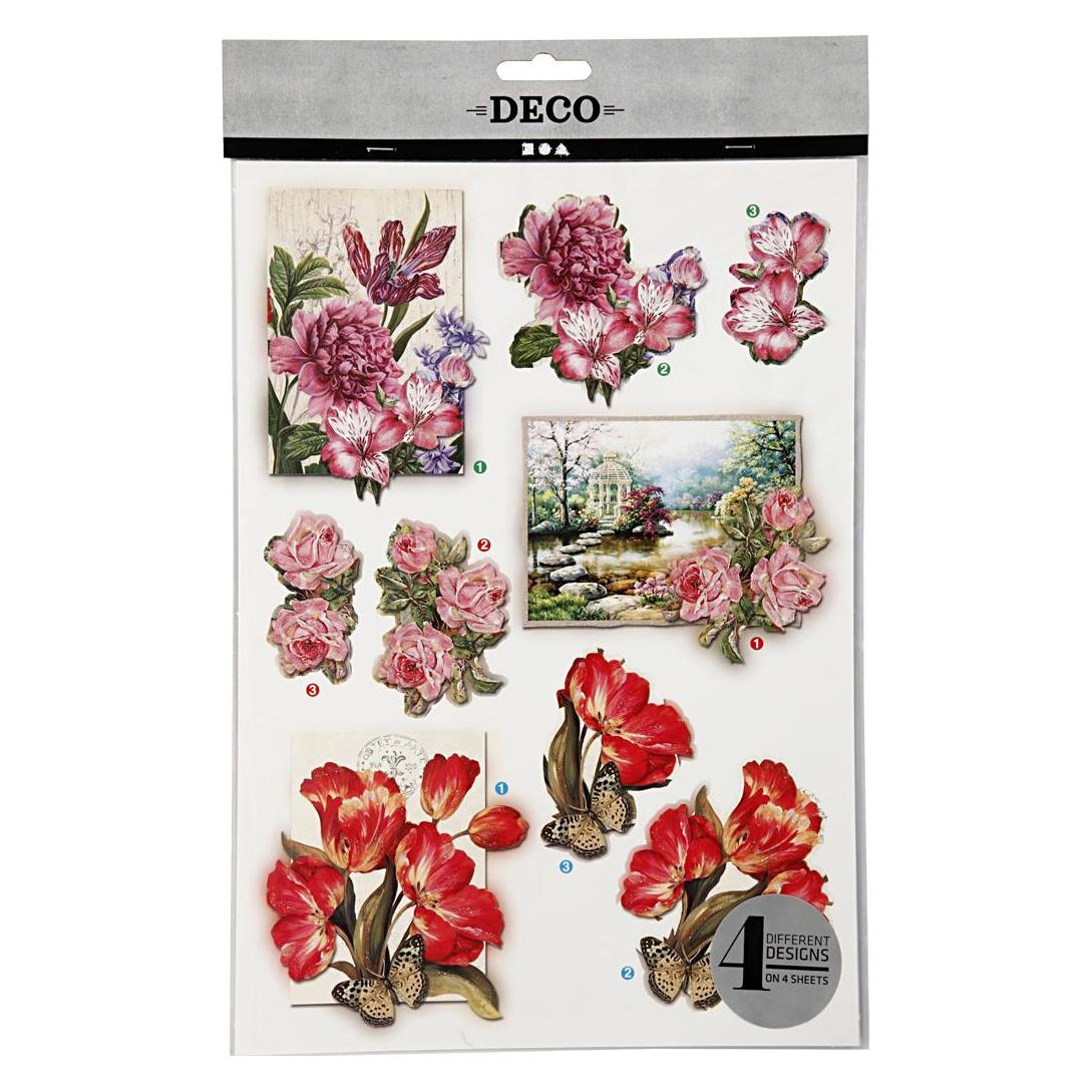 Creativ Company 3D Decoupage Motifs (4x) (5712854415620)
