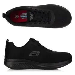 SKECHERS Damen-Arbeitsschuh Ultra Flex 3.0 Materialmix Bungeeschnürung