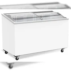CombiSteel Gefriertruhe mit Glasdeckel 397 L