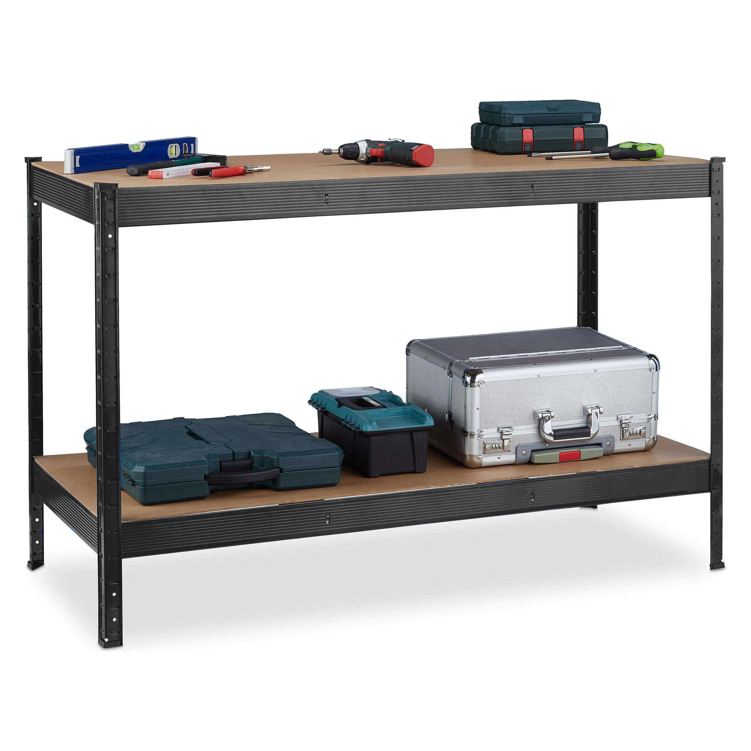 Relaxdays Werkbank (141 cm, 61 cm) (4052025458034)