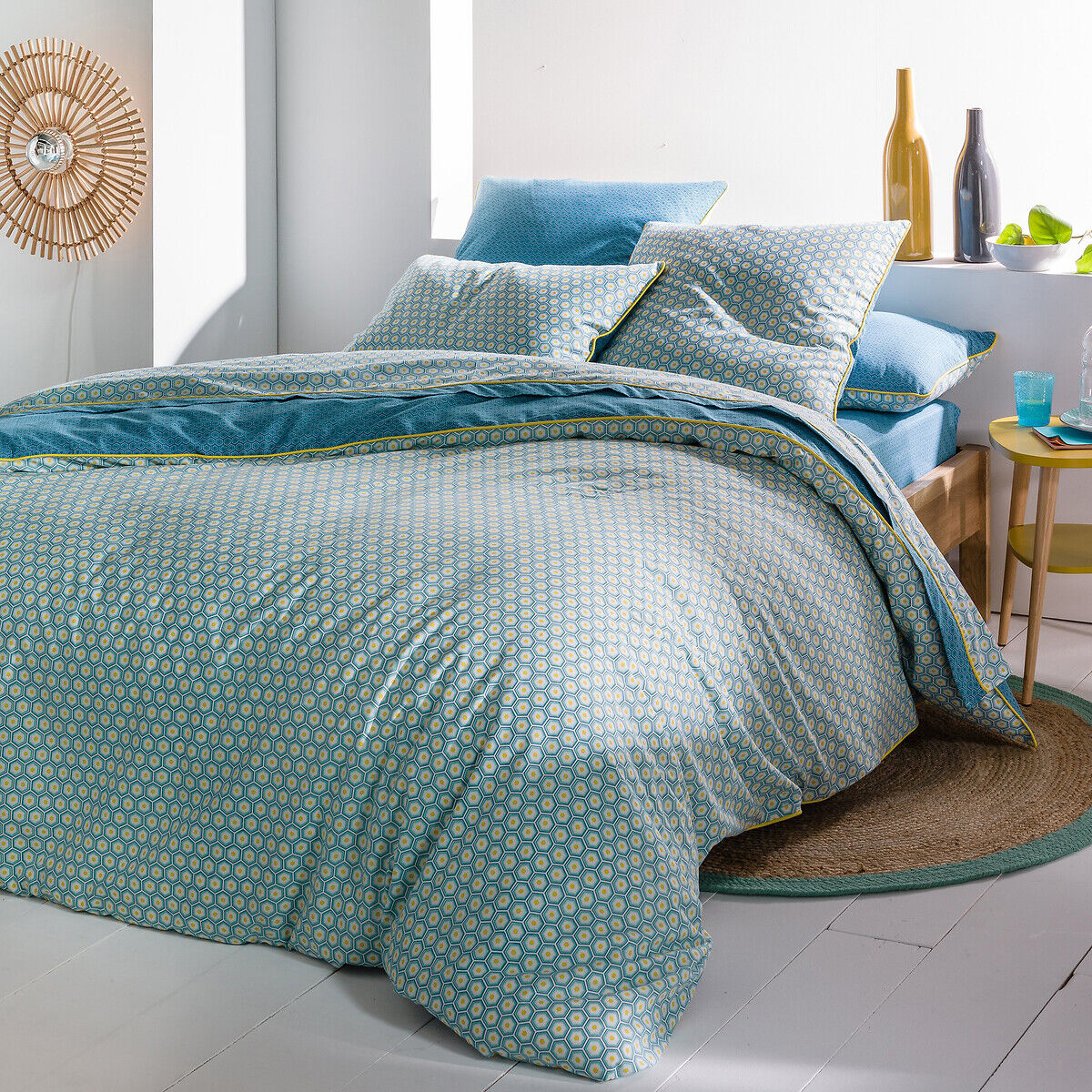 LA REDOUTE INTERIEURS Housse de couette coton, Pop Mozaic