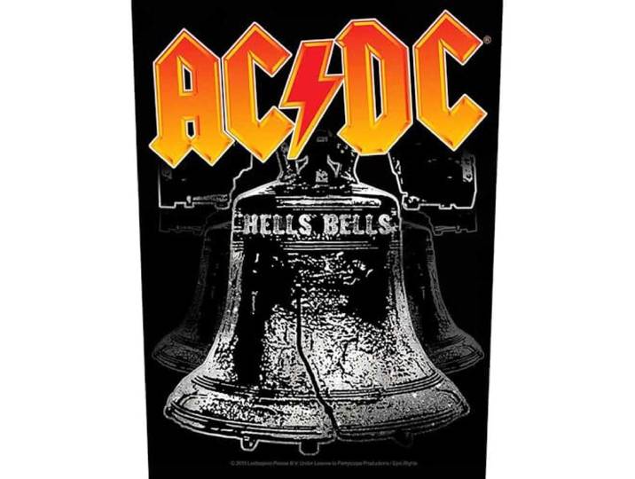 AC/DC Grote rugpatch Hells Bells Multicolours