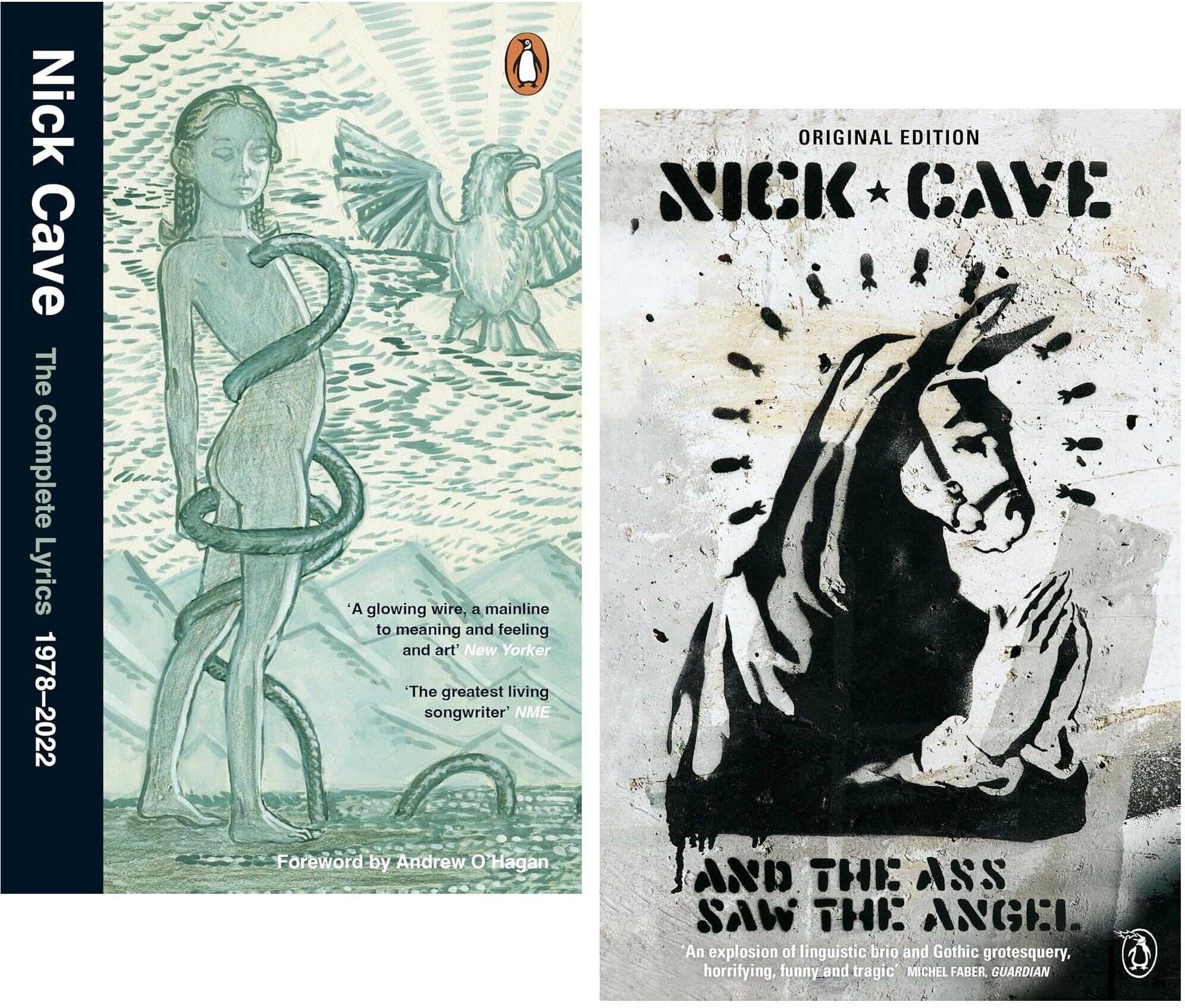 The Complete Lyrics & And the Ass Saw the Angel: By Nick Cave 2 Books Collection Set - Fiction - Paperback Penguin