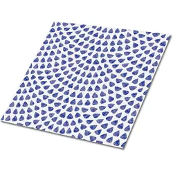 FLIESENAUFKLEBER 9 Stück 30x30 cm selbstklebend Wassertropfen