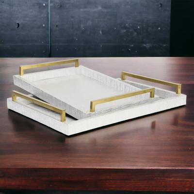 Cheungs Lusan Black Vinyl Tray Set