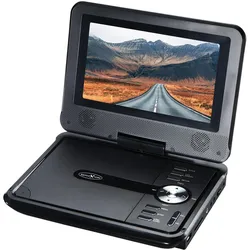 Reflexion DVD7002N (Tragbarer DVD-Player), Blu-ray Player + DVD Player, Schwarz