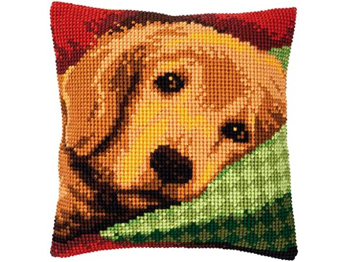 Vervaco PN-0158268 kruissteekkussen set voorgetekend, katoen, veelkleurig, 40x40cm