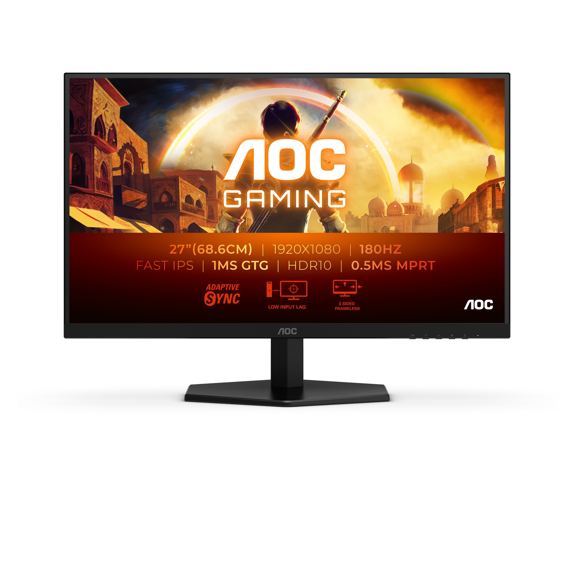 AOC 27G42E 27 Zoll Full HD Fast IPS LED 16:9 180 Hz Gaming Monitor