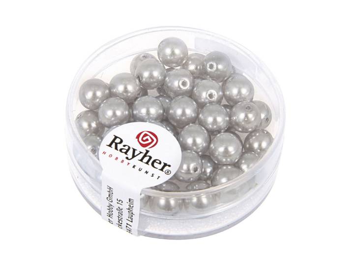 Rayher Renaissance Glas-Wachsperlen ⌀ 6 mm 45 Stück