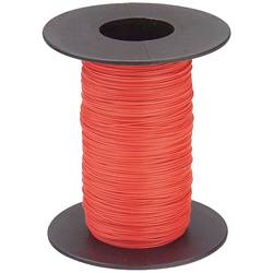 Donau Elektronik 110-0-100 Litze 1 x 0.04 mm² Rot 100 m