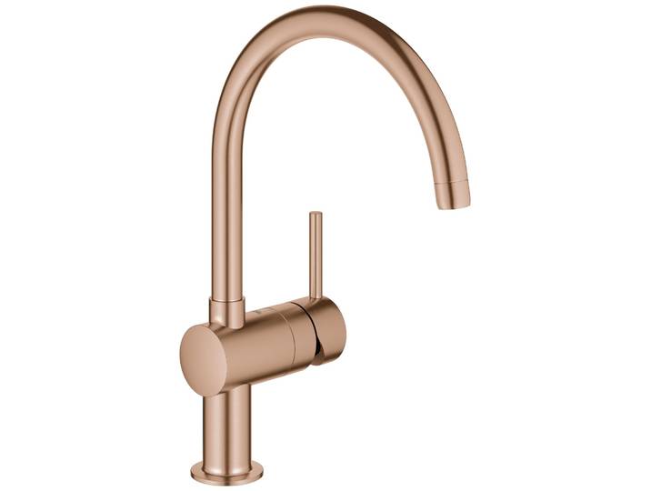 GROHE Minta Acier brossé\, Or rose
