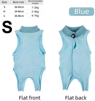 Uplifted Finds Soft After Surgery Recovery Suit blue s