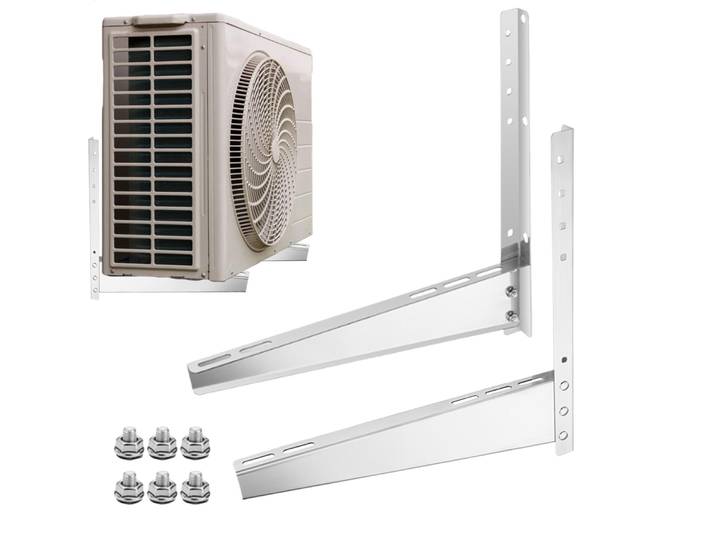 Support de climatiseur, fenêtre, Support AC, robuste, en acier inoxydable, Support réglable, Installation porteuse
