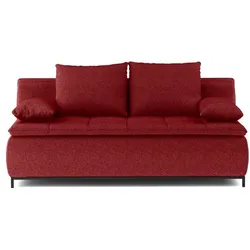 Schlafsofa Sugar Stoff Rot Cranberry