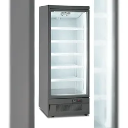 KLIMAITALIA Kein frostmontierter Gefrierschrank. Axialer Lüftermotor und elektronischer Temperaturregler. Temperatur -18°C/-22°C. MR75BT1GRY