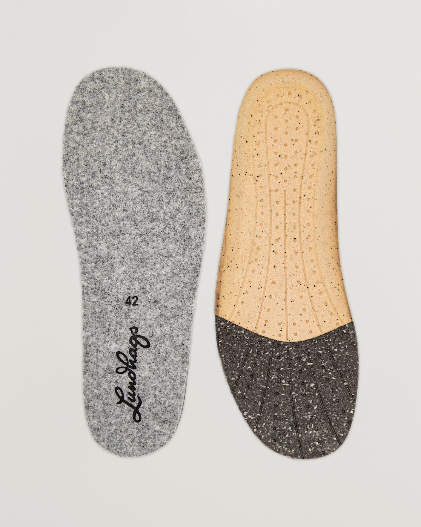 Lundhags Moen Wool Insole Grey men 47 Grå