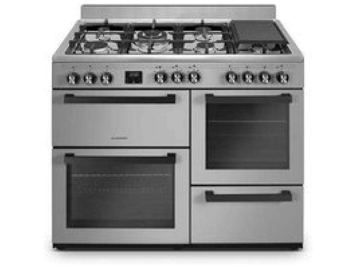 Schneider SCPG71MF-XP - Piano de cuisson 7 feux Inox