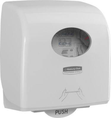 Kimberly-Clark® Aquarius Rollenhandtuchspender Slimroll 7955, für stark frequentierte Bereiche, weiß