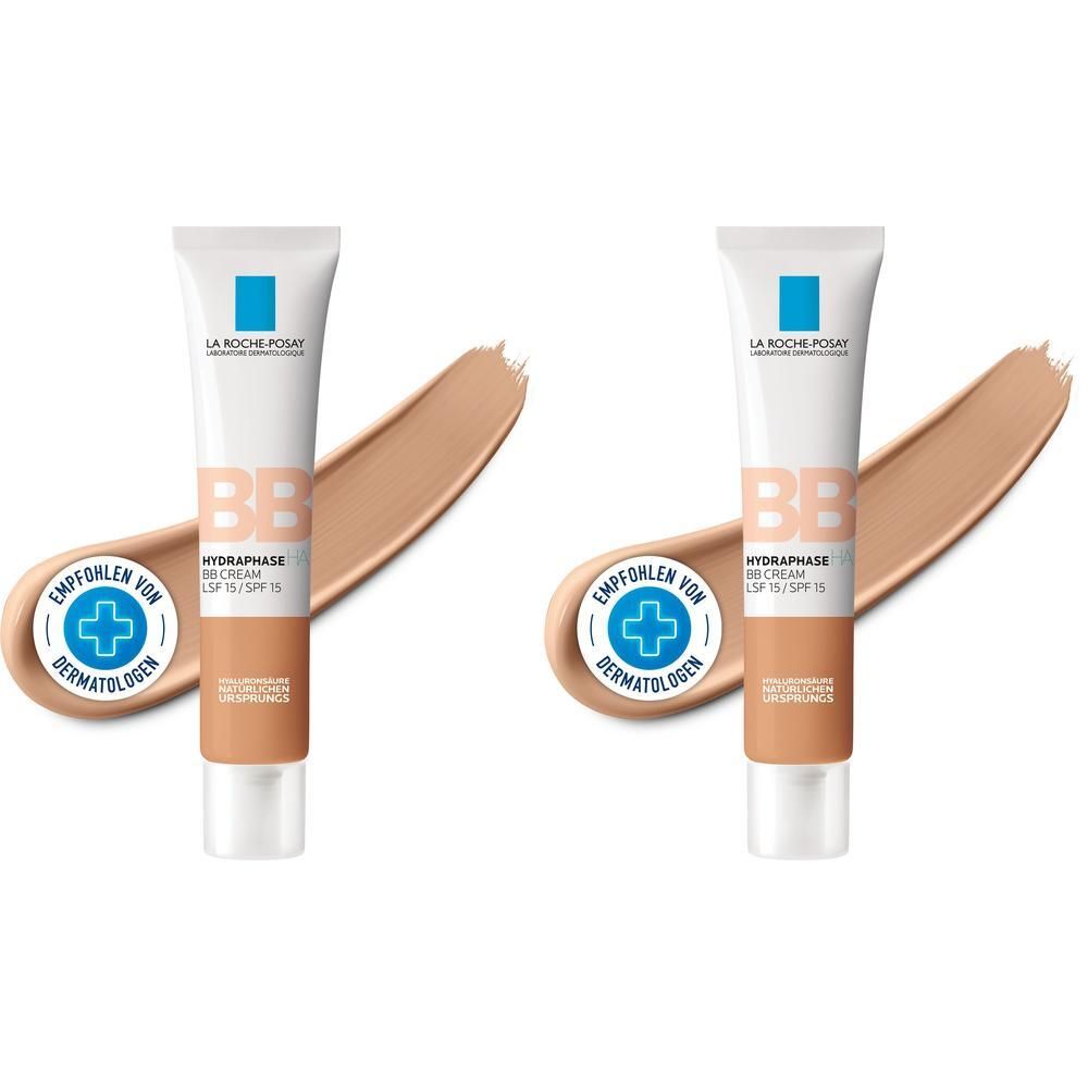 Roche-Posay Hydraphase BB Creme mittel 2x 2x40 ml