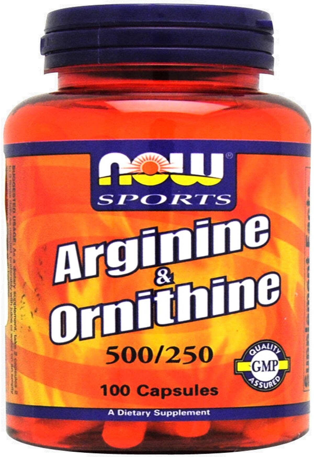 NOW FOODS Arginine & Ornithine 100 Capsule 